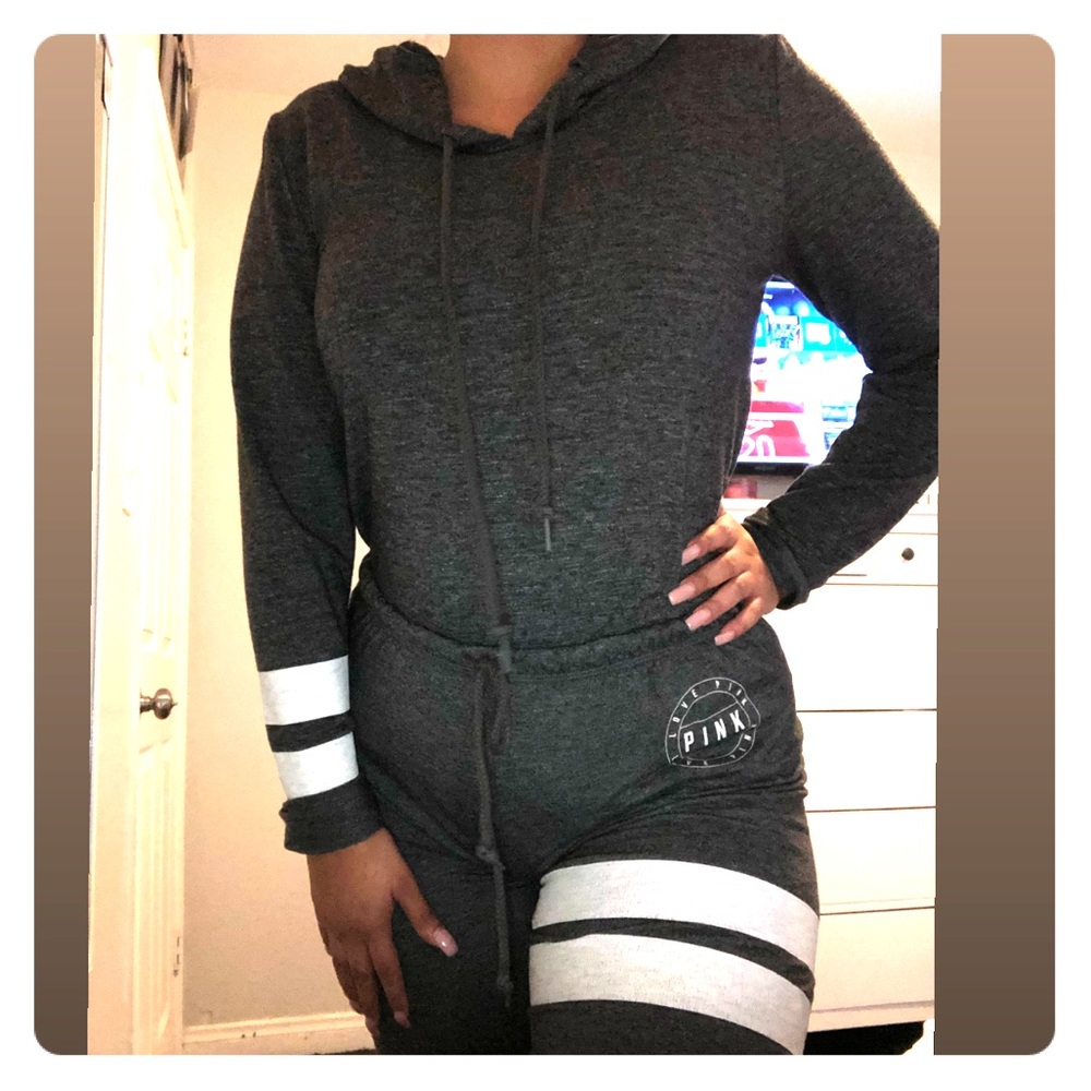 Dark Grey PINK set - Size S